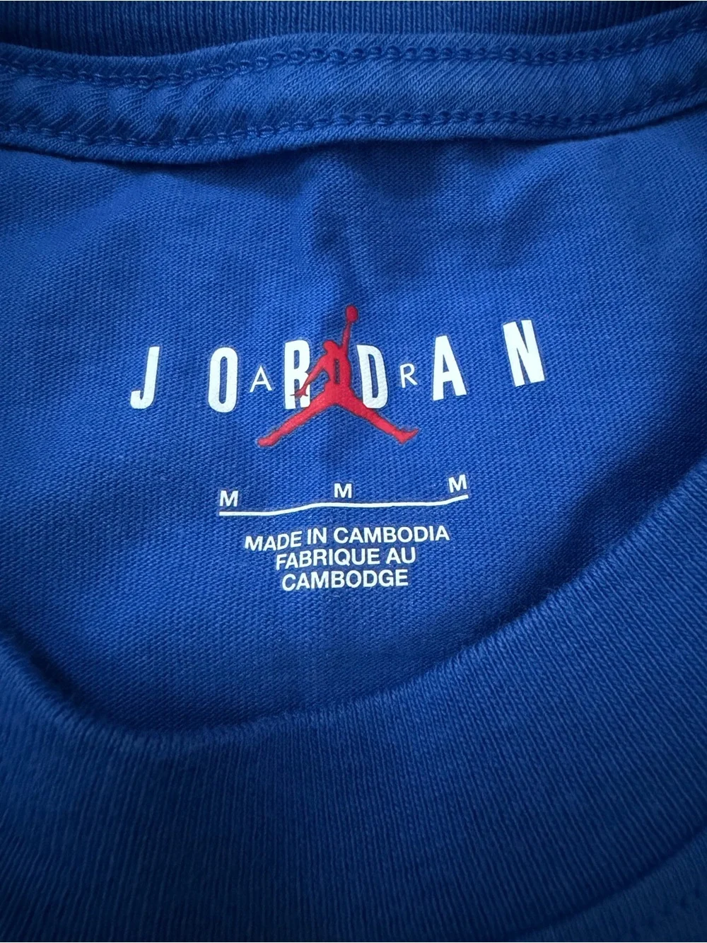 Jordan Royal Blue Short Sleeve Tee with Graphic